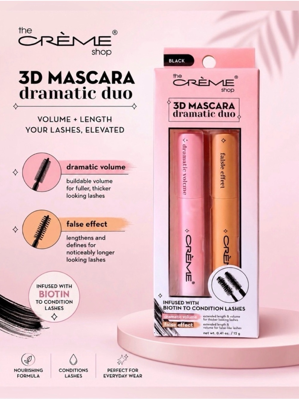 The Crème Shop 3D Mascara Dramatic Duo